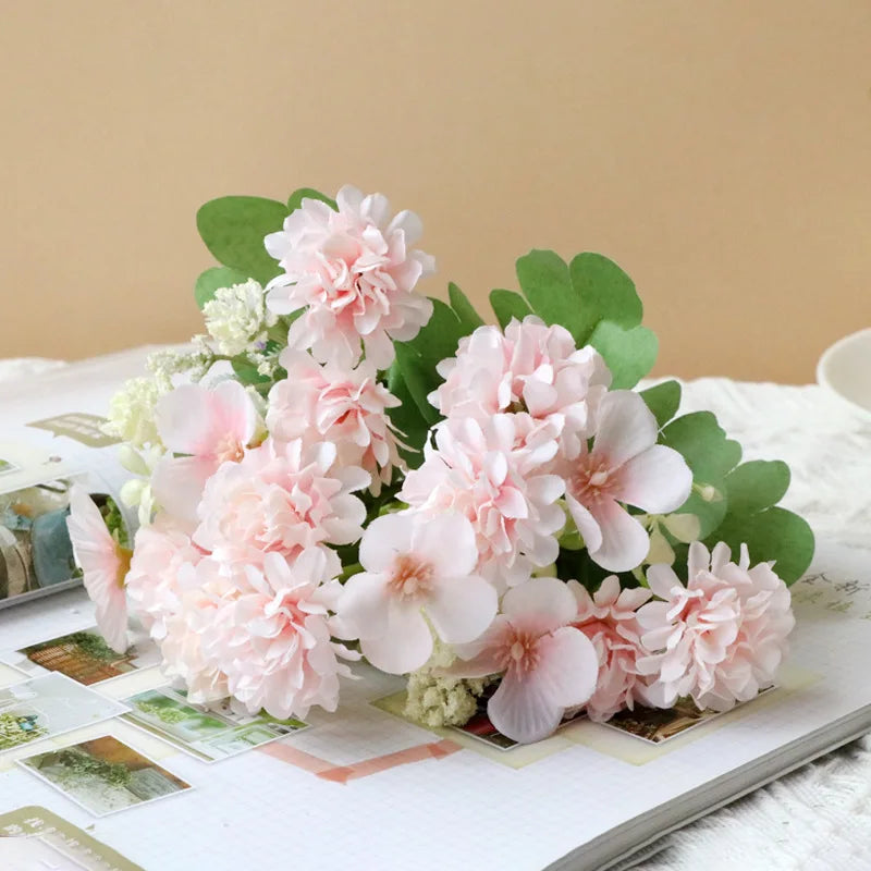 fleurs artificielles en soie pour mariage et décoration de jardin - vue 4 sur 8