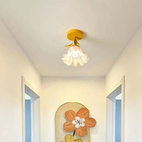 Lampe plafonnier Orchidée 4 Couleurs Moderne - vue 4 sur 10