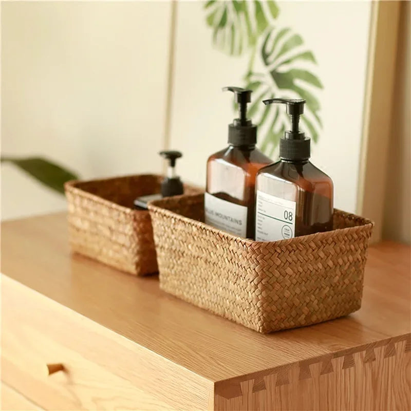 panier de rangement en osier pour fruits et aliments - vue 9 sur 9