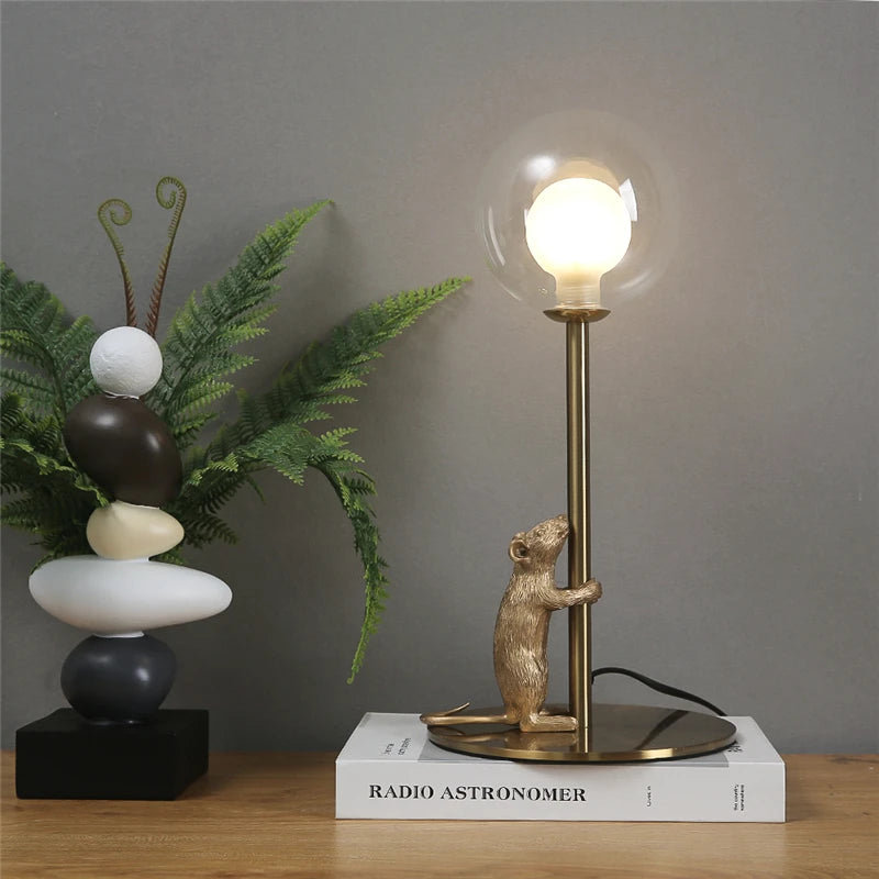 lampadaires modernes en résine animaux lampes led sur pied - vue 3 sur 8