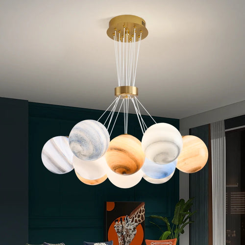 suspension design moderne en forme de lune - vue 3 sur 19