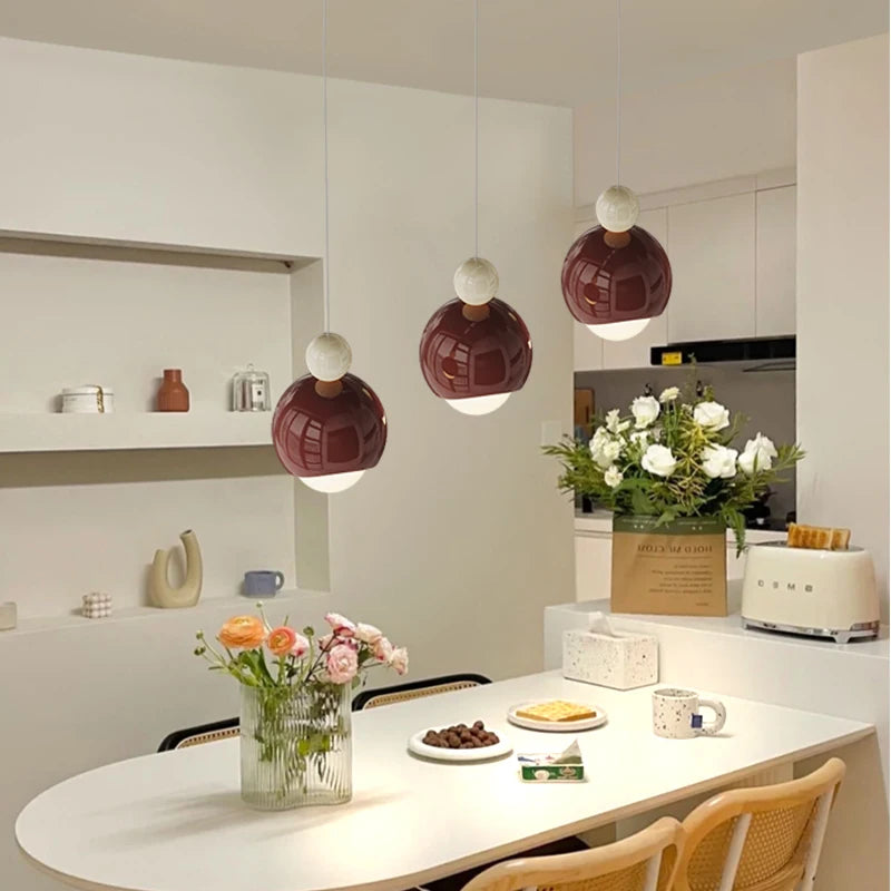 lustre à vent avec éclairage variable pour décoration moderne - vue 6 sur 8