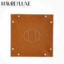 plateau de rangement en cuir pliable pour divers objets