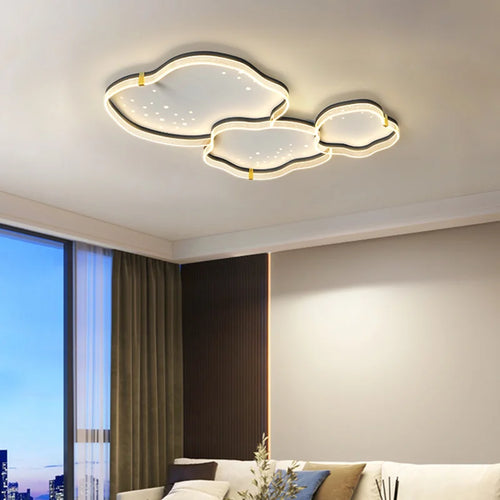 plafonnier led moderne élégant pour décoration intérieure raffinée - vue 3 sur 12