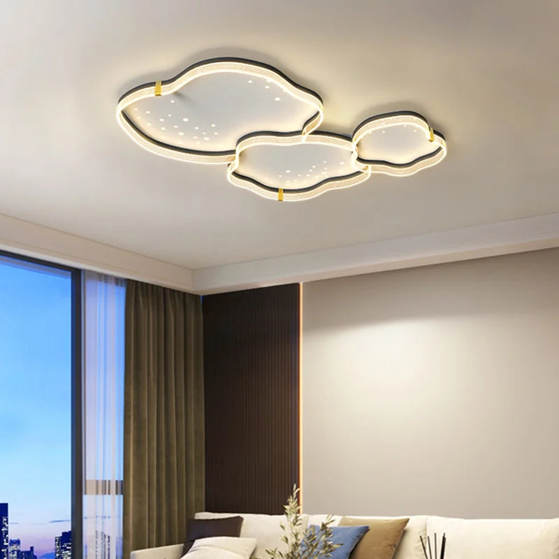 plafonnier led moderne élégant pour décoration intérieure raffinée - vue 3 sur 12
