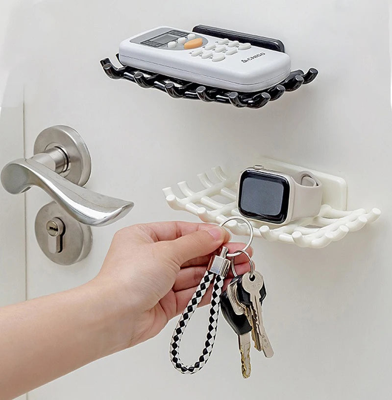 porte-savon mural auto-adhésif sans perforation pour salle de bain - vue 5 sur 8