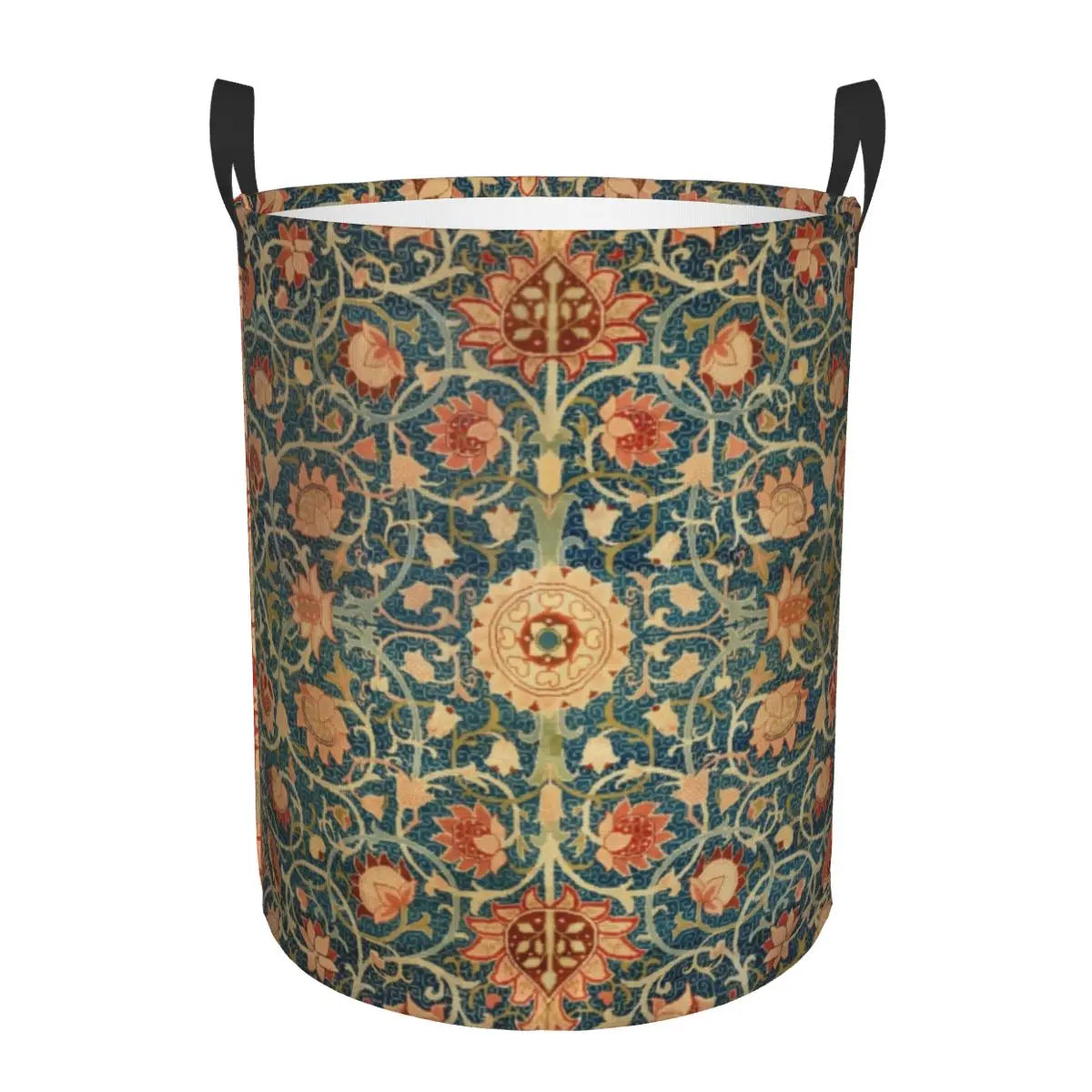 panier à linge pliable floral pour rangement jouets bébé - vue 27 sur 30