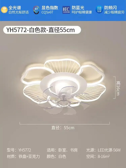plafonnier moderne avec ventilateur rotatif 360 degrés pour un éclairage tendance - vue 7 sur 6