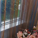 Voilage en tulle brodé moderne pour salon chambre