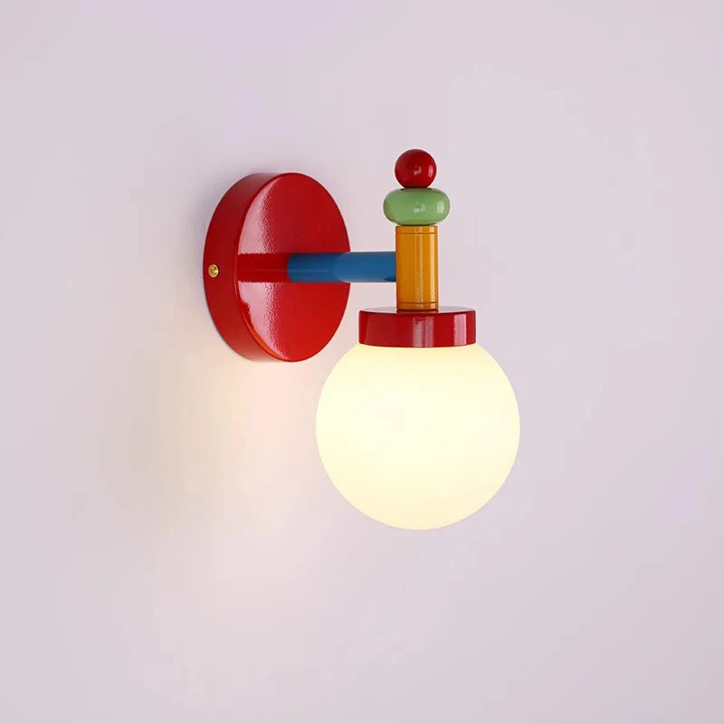 appliques murales pour chambre d'enfant en verre laiteux - vue 4 sur 4