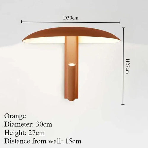 applique murale moderne rotative en métal design nordique lumière led - vue 11 sur 11
