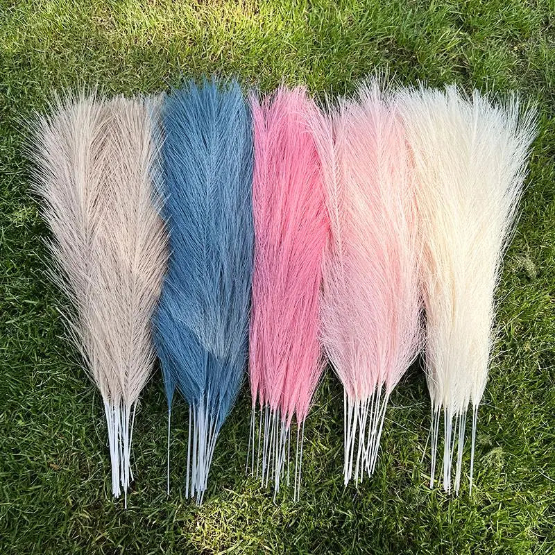 lot de bouquets dherbe de pampa artificielle pour décoration intérieure - vue 3 sur 15