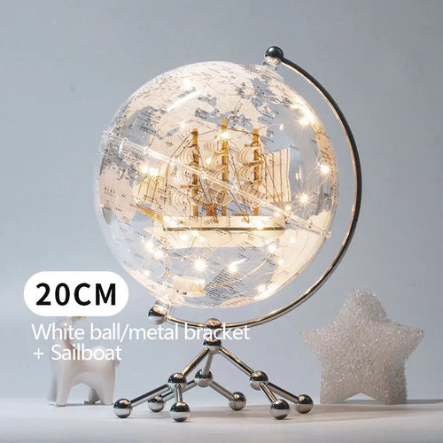 guirlande lumineuse globe étoilé à piles pour décoration - vue 10 sur 11