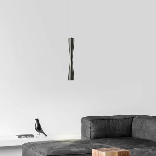suspension LED design moderne cordon cuivre réglable 3 modifiables - vue 3 sur 8