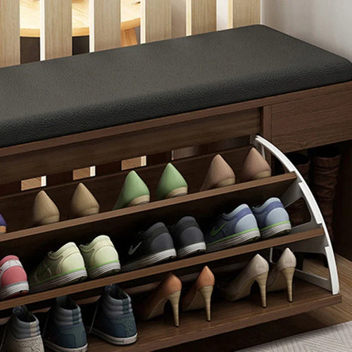 armoires à chaussures modernes de rangement vertical design japonais - vue 5 sur 21