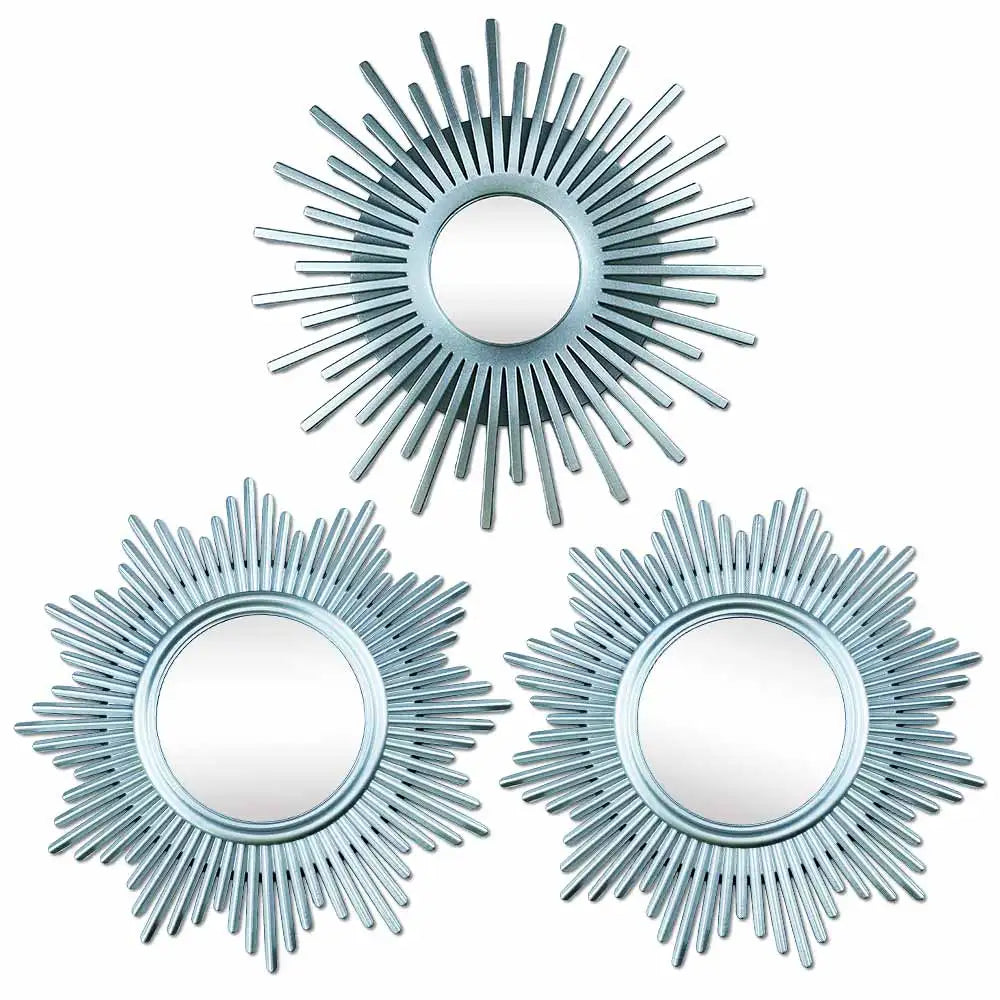 miroir soleil doré décoratif mural vintage boho pour intérieur