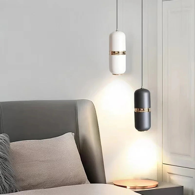 Lamp Modern Pendant Lighting Fixtures LED 5W Nordic Metal Mini Chandelier Creative Indoor Decor Small Hanging Ceiling Light For - vue 3 sur 11
