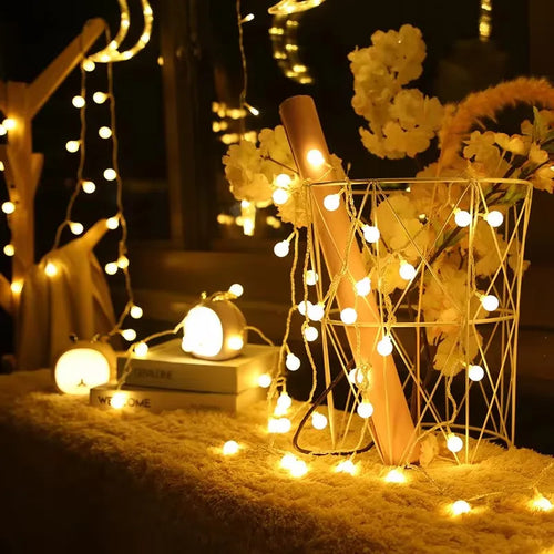 guirlande lumineuse à led pour extérieur décoration festive et jardin - vue 3 sur 7
