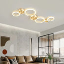 lustre moderne en aluminium avec leds pour intérieur