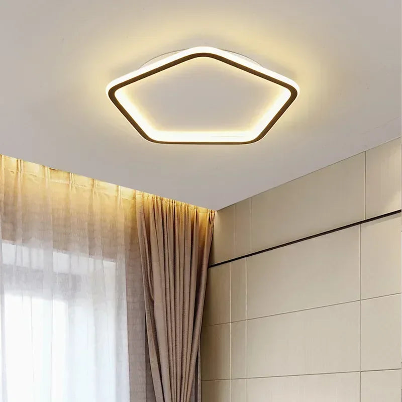 lustre moderne à leds pour décoration intérieure lumineuse - vue 4 sur 14