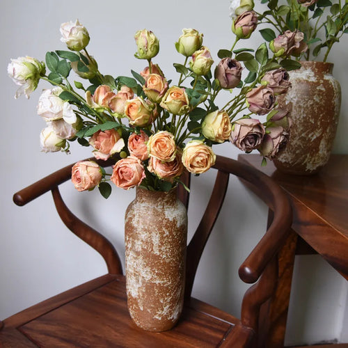 bouquet de pivoines artificielles en soie pour décoration de mariage - vue 3 sur 18