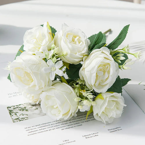 fleurs artificielles pour décoration mariage et scrapbooking - vue 10 sur 9