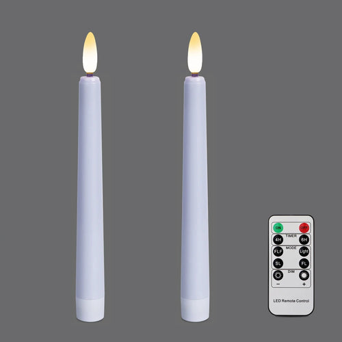 bougie led télécommandée avec minuterie pour décoration festive - vue 8 sur 11