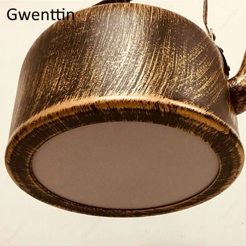 suspension en fer design moderne pour décoration industrielle - vue 6 sur 12