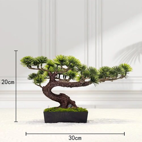 décoration intérieure faux arbre bonsaï style chinois pour un paysage apaisant - vue 5 sur 33