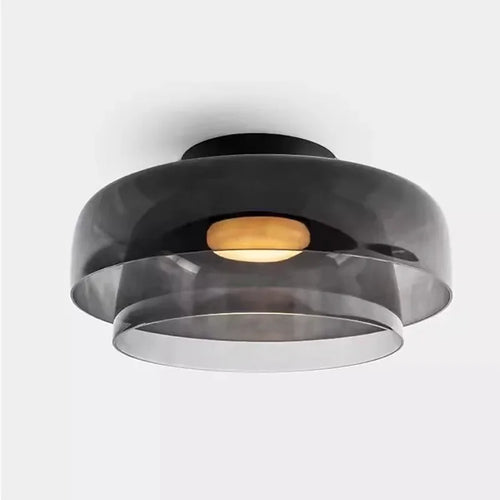 Plafonnier en verre nordique chambre à coucher plafonnier médiéval pour Restaurant Simple moderne créatif salle à manger lampes de décoration - vue 6 sur 21