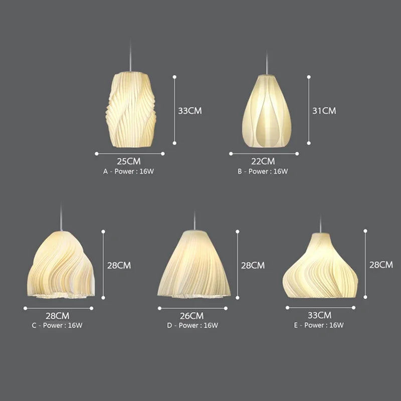 Suspension nordique 3d pour décoration de maison - vue 4 sur 16