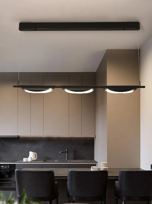 lustre moderne à gradation pour éclairage suspendu élégant - vue 7 sur 12