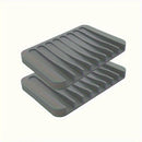 porte-savon en silicone auto-drainant pour garder savon sec