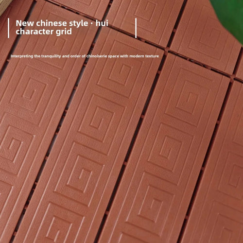 Dalles terrasse clipsables bois composite antidérapantes 11 pièces - vue 5 sur 6