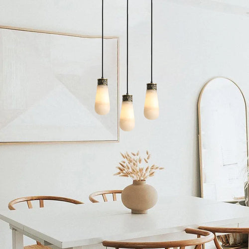 suspension créative en jade pour éclairage intérieur élégant - vue 2 sur 9