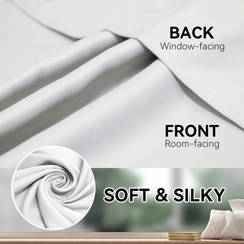 Rideau occultant extra long sur mesure style moderne - vue 8 sur 10