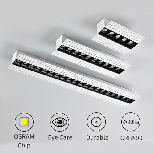 spot led encastrable magnétique moderne éclairage linéaire intérieur - vue 2 sur 16