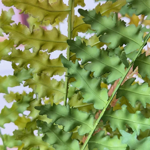 feuilles de fougère artificielles pour décoration festive 14 pièces - vue 4 sur 6