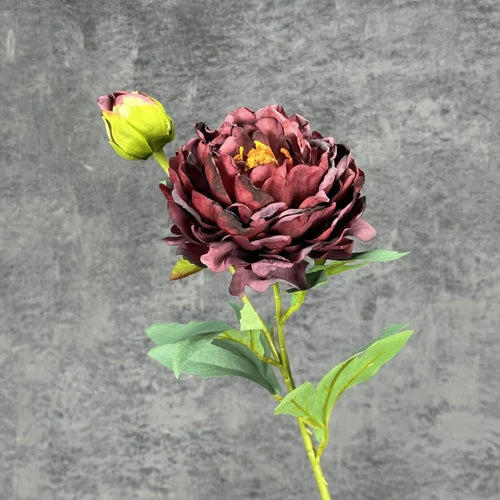 fleurs en soie pivoine rétro pour décoration mariage fête accessoires - vue 11 sur 15