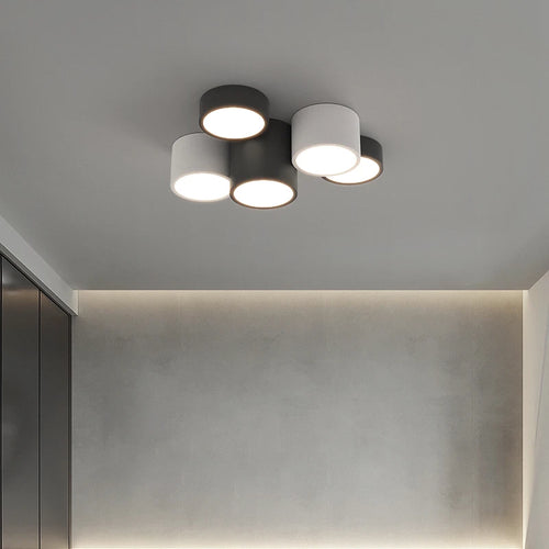 Nordique Mingzhuang Downlight LED plafonnier ménage chambre lumière circulaire Simple moderne porche couloir lumière - vue 5 sur 10