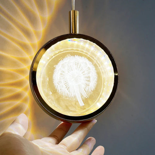 suspension en cristal de luxe pour décoration moderne - vue 4 sur 10