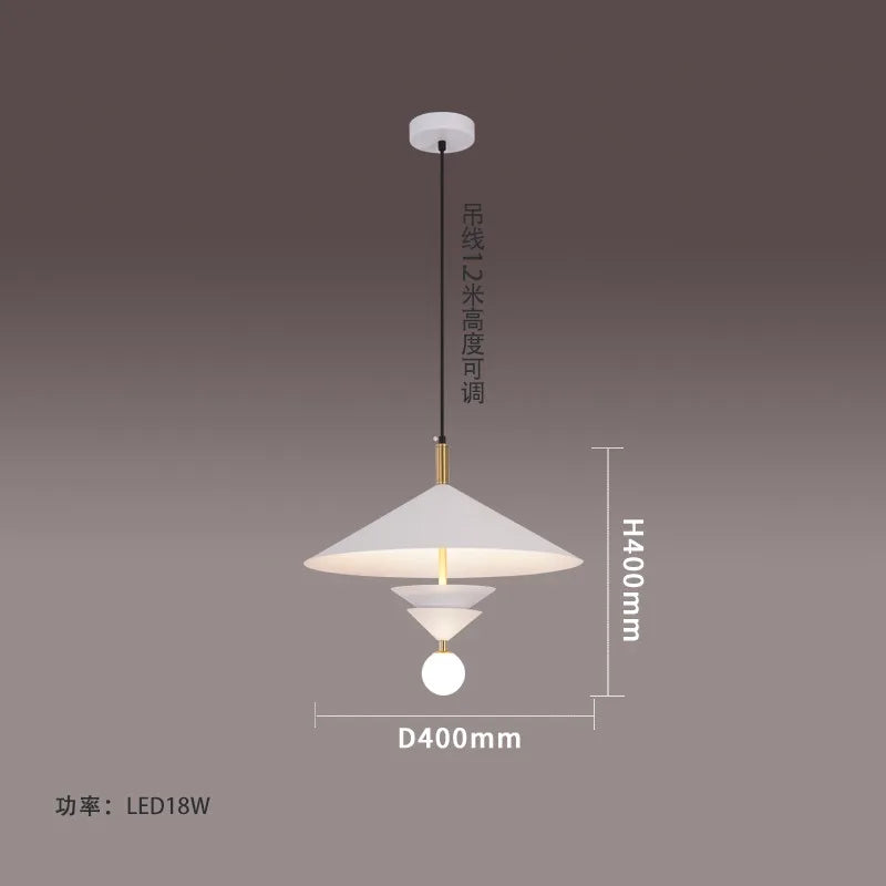suspension moderne minimaliste et chaleureuse pour restaurants et bars - vue 9 sur 11