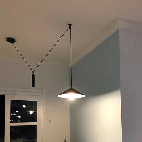 Suspension nordique créatif moderne avec lumières suspendues led - vue 4 sur 8