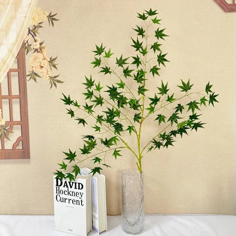 plantes artificielles feuilles d'érable décoratives pour intérieur automnal - vue 3 sur 8