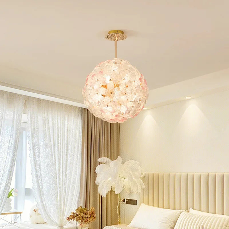 suspension moderne en verre pour décoration intérieure design rétro - vue 2 sur 14