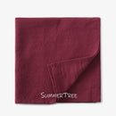 Serviette de table coton lavé style méditerranéen lot