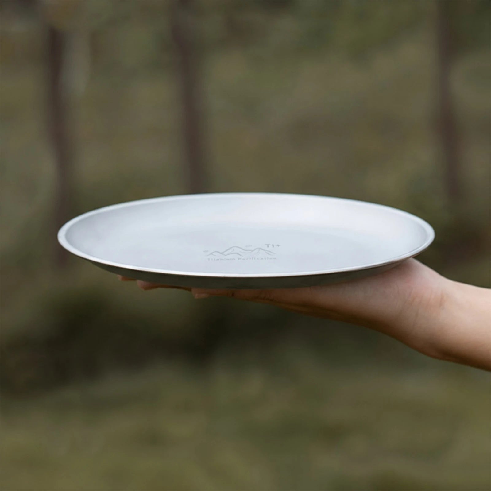 Assiette titane légère camping randonnée 14 17 20cm - vue 5 sur 7