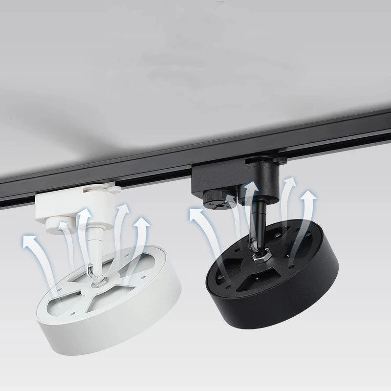 spot led cob dimmable pour rail de plafond remplace halogènes - vue 6 sur 7
