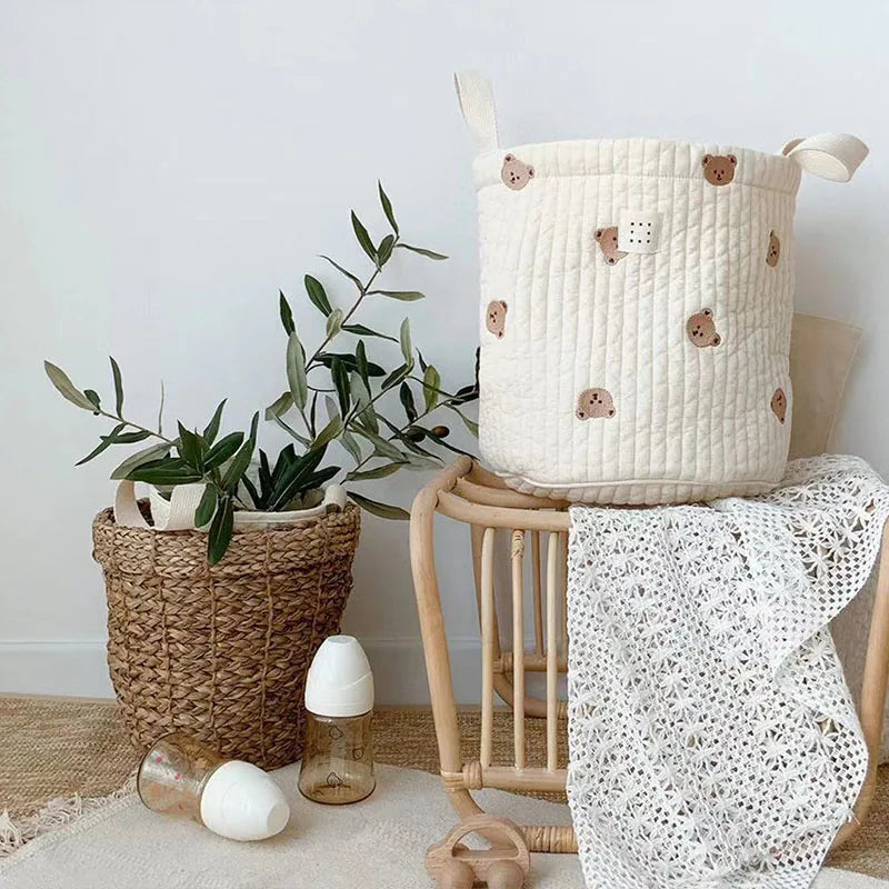 sac de rangement polyvalent pour couches vêtements et jouets - vue 3 sur 12