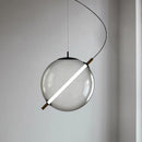 suspension créative en verre pour un éclairage moderne et élégant
